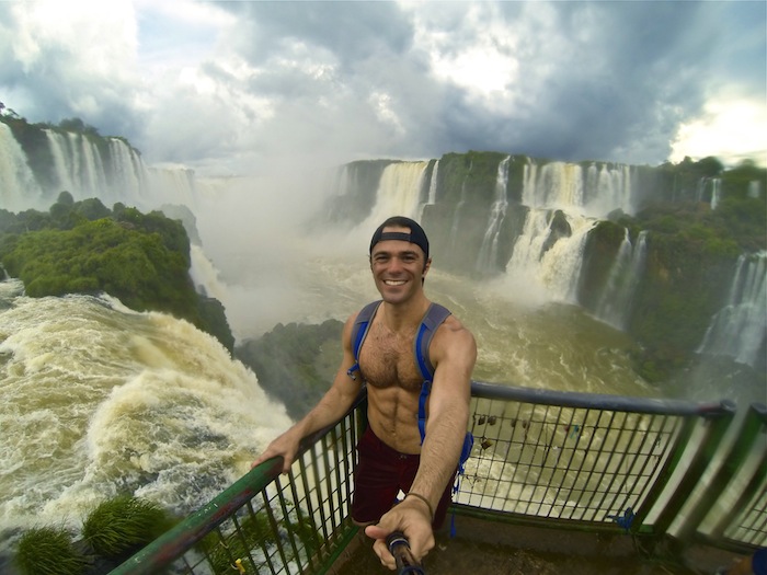 Iguazu Falls Brazil 6 pack body aroundtheworldwithjustin.com