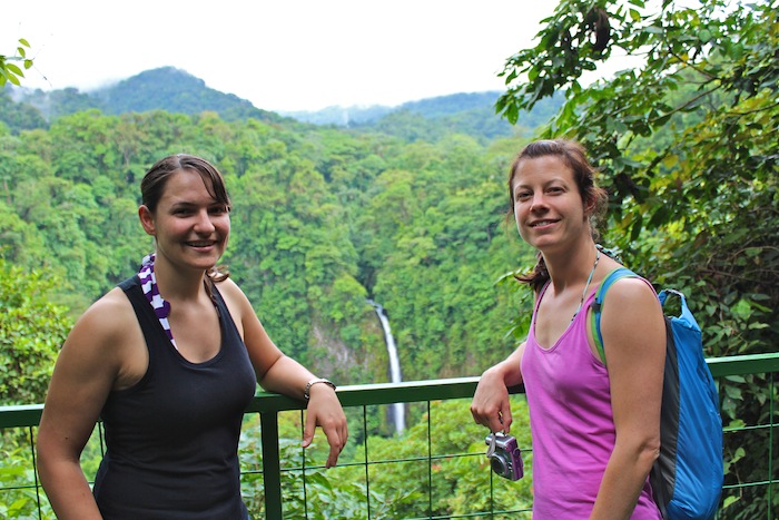 Things to do in La Fortuna Waterfall Costa Rica aroundtheworldwithjustin.com