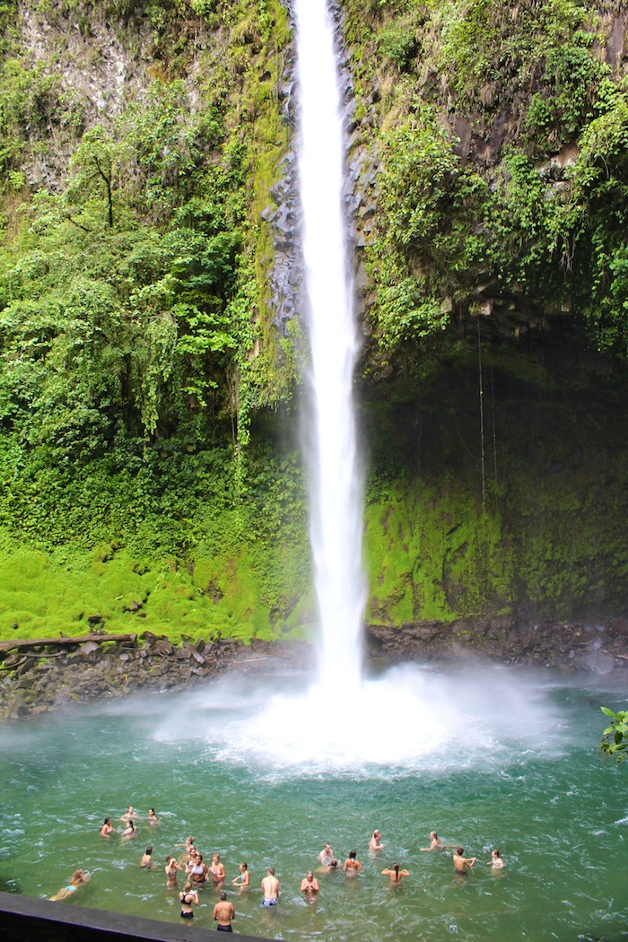 Things to do in La Fortuna Waterfall Costa Rica aroundtheworldwithjustin.com