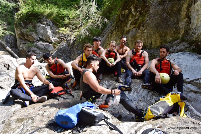Canyoning Interlaken Switzerland Chli Schliere Alpin Raft outdoor adventure