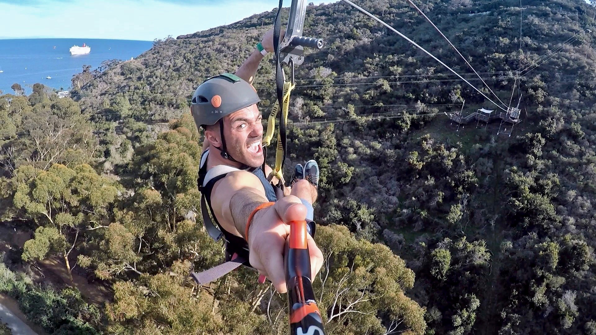 things to do in Catalina Island Zip Line Eco Tour Justin Walter