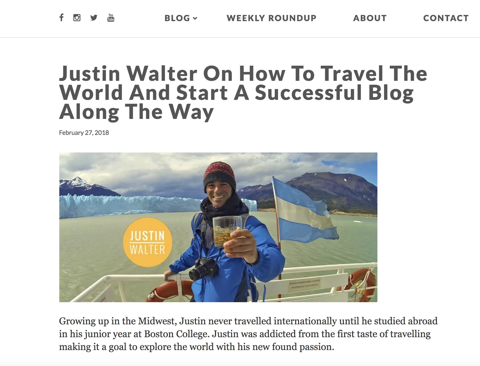 how to start a successful travel blog