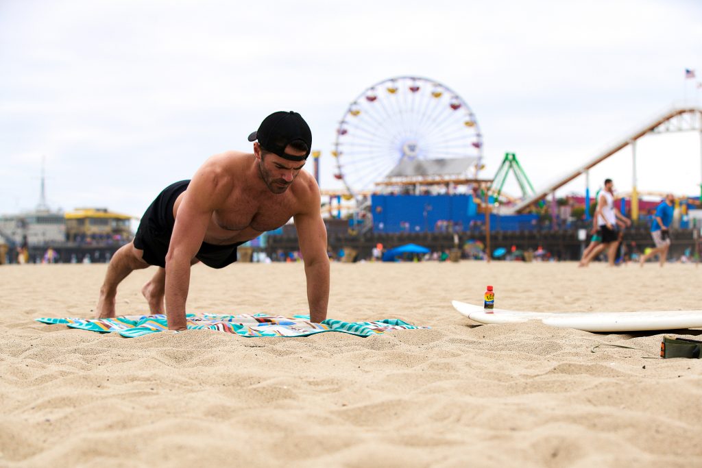 Perfect Day in Santa Monica 5 hour ENERGY Justin Walter muscle beach